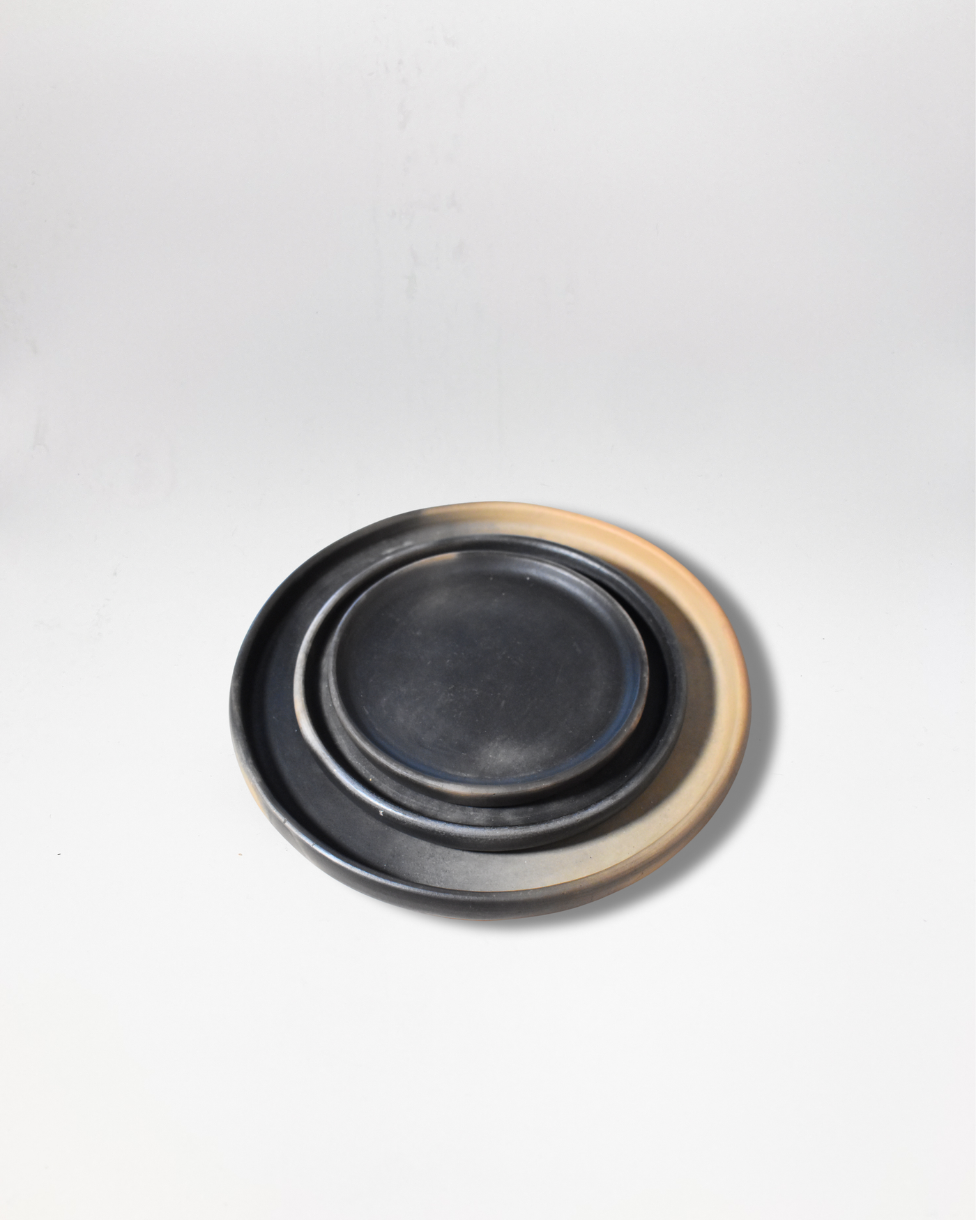 Two-Tone Oaxacan Clay Dinner Plate