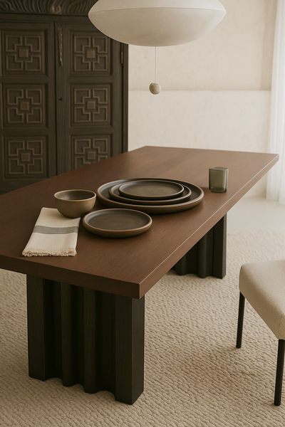 Two-Tone Oaxacan Clay Dinner Plate