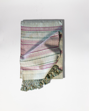 Cotton Table Runner – Plum & Indigo